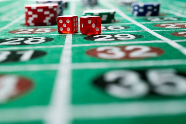 Live dealer studio with card table and camera setup